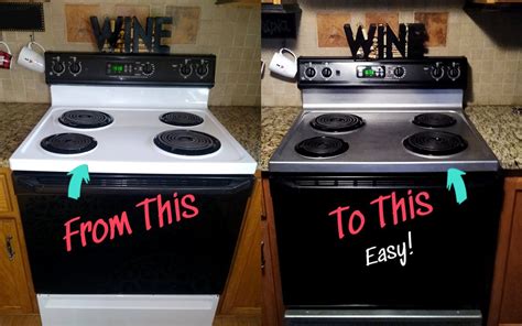 painting a gas stove top